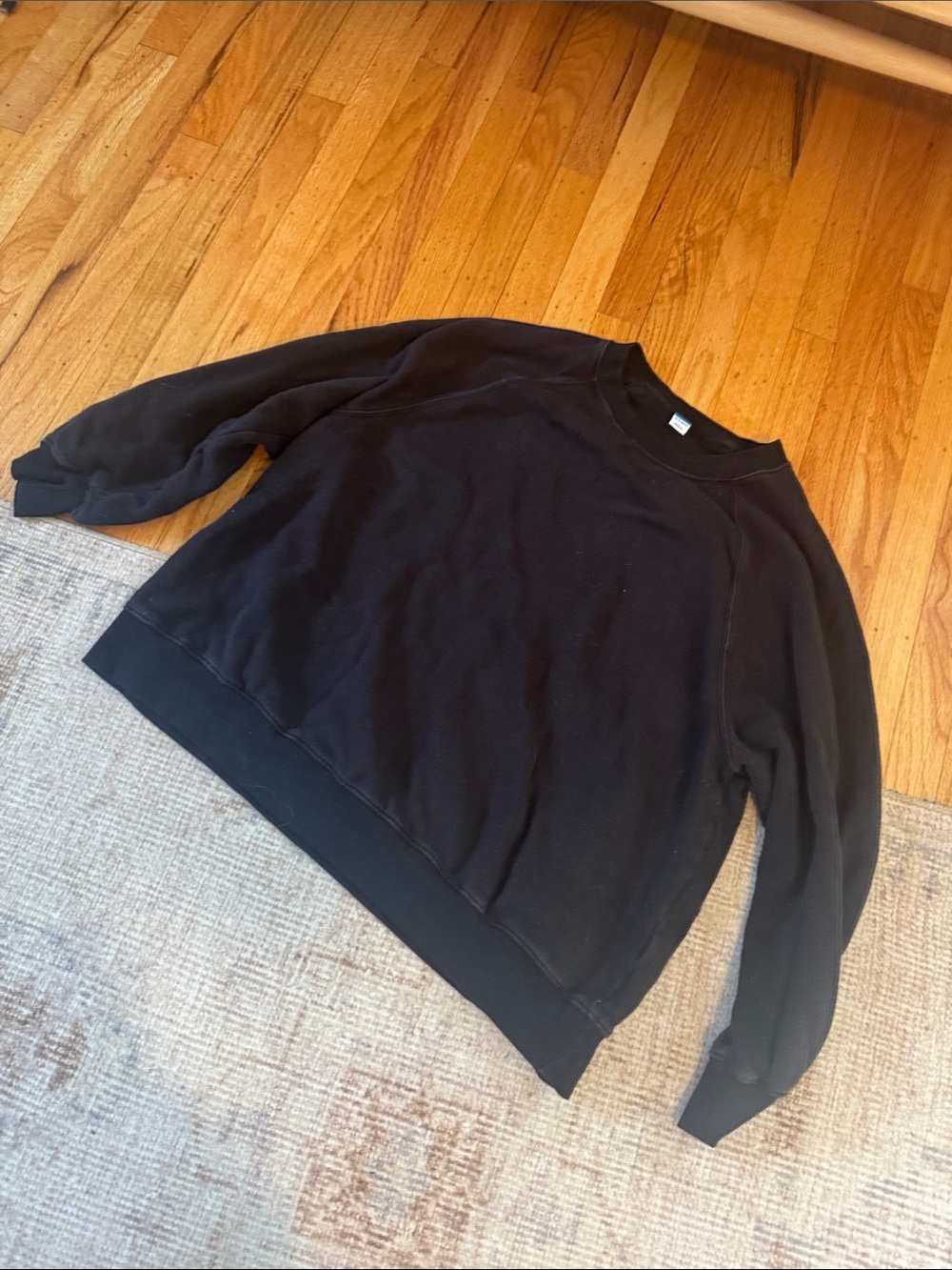 Old Navy Oversized Crewneck Tunic Sweatshirt